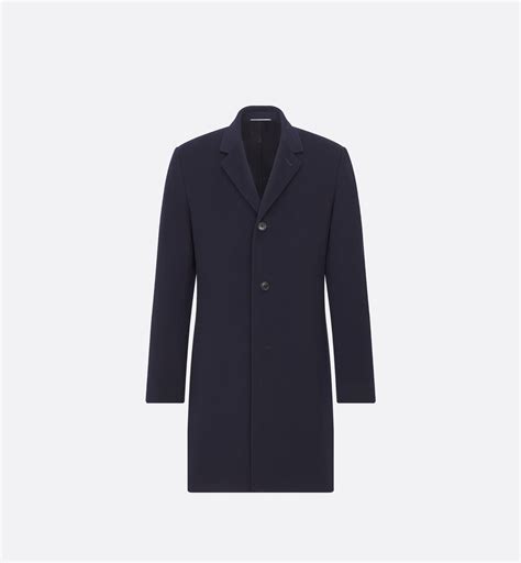 dior cappotto uomo|Cappotto doppiopetto Panno di cachemire nero .